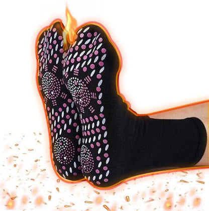 Self-heating Magnetic Socks